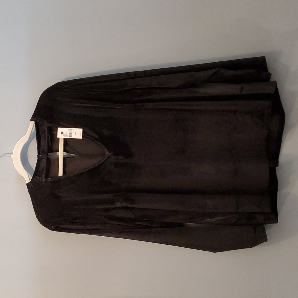 Black Lane Bryant Keyhole neck blouse 26/28